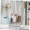 COHEALI 1set Macrame Wall Hanging Kit String Craft Supplies for
