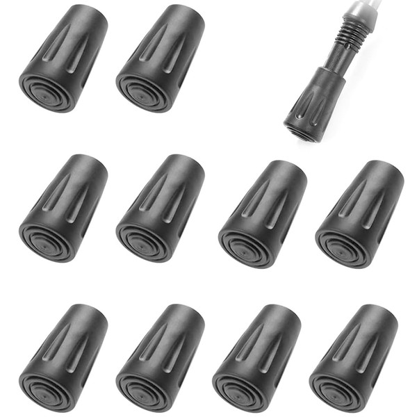 Tadipri Pack of 10 Nordic Walking Pads, Walking Poles, Walking