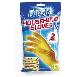 Duzzit 3 x Household Gloves - Large - 2 Pairs