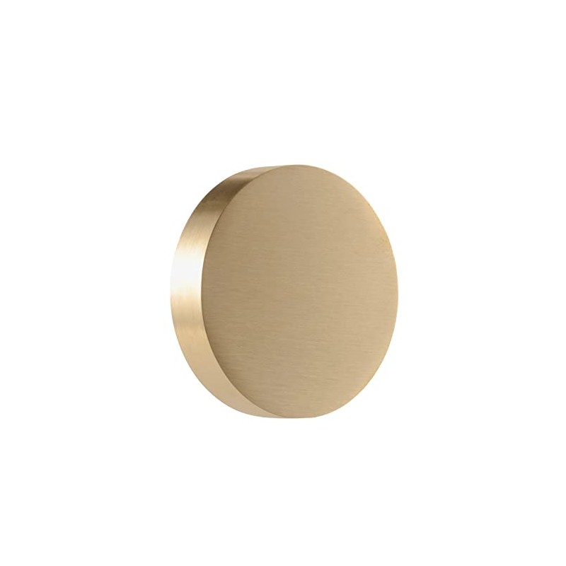 USAMILY Solid Brass Round Block, Diameter 80mm/3.15 inch, Thickness 12mm/0.47