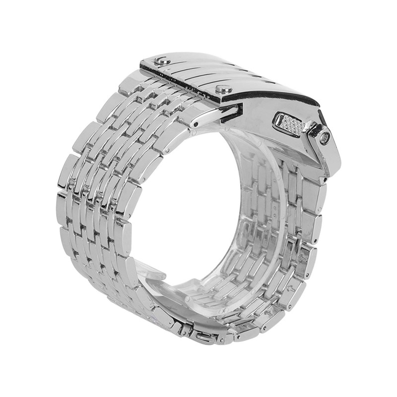 Alloy Watch LED Digital Display Quick Release Fashionable Men Watch