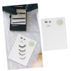 Baluue 3 Pcs Lash Extension Tray Lash Grafting Pallet Set