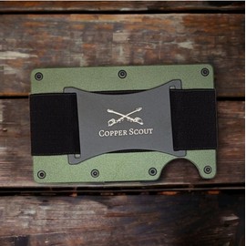 Copper Scout Engraved In USA, M4 "We The People," Slim Wallet, RFID Blocking, Metal Style
