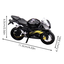 Tissting Modelo de Motocicleta a Escala 1:18, Aleación Realista Motocicleta para Niños, Modelo de Motocicleta para Regalos, Colección de Motocicletas, Decoración del Hogar y la Oficina