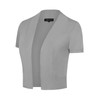 MINTLIMIT Women Short Sleeve Open Front Cardigan Casual Bolero Pullover