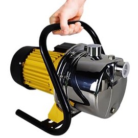 1HP 18gpm Shallow Well 110V Booster Pump Portable Garden Pond Water Transfer Pump Electric Yard Pool Cover Draining Pump Above Ground Self Priming Irrigation Pump Stainless Steel