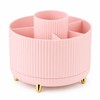 360° Rotating Makeup Organizer – Cosmetic Storage Holder for Brushes,