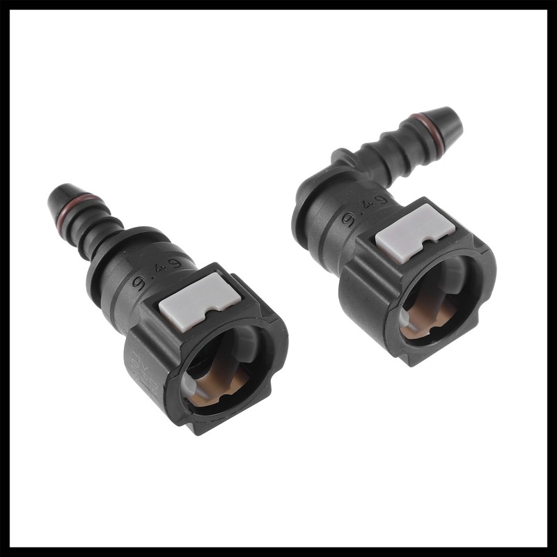 Hihaha 2 Set 3/8" 9.49mm SAE to 5/16" 8mm Fuel