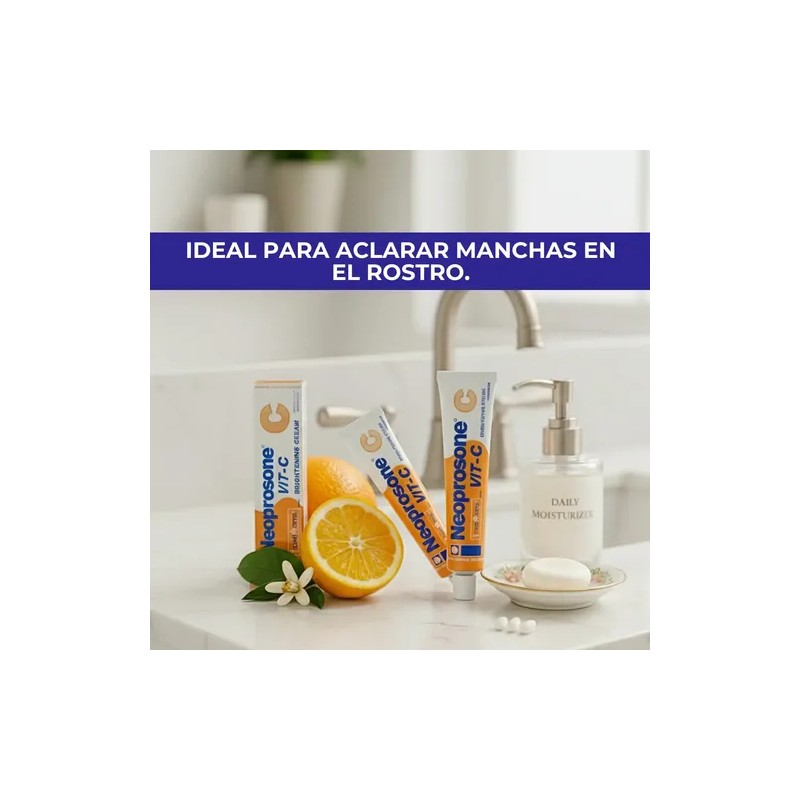 Crema Neoprosone con Vitamina C para Aclarar Manchas y Todo