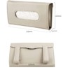 JEYODA Car Tissue Case Car Sun Visor Tissue Headrest/Armrest/Dashboard PU