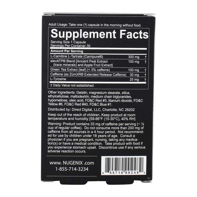 Nugenix Cellular Energy - Energy Supplements - L-Carnitine and L-Tartrate,