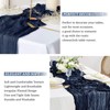 6 Pack Cheesecloth Table Runner, 10Ft Boho Gauze Table Runner