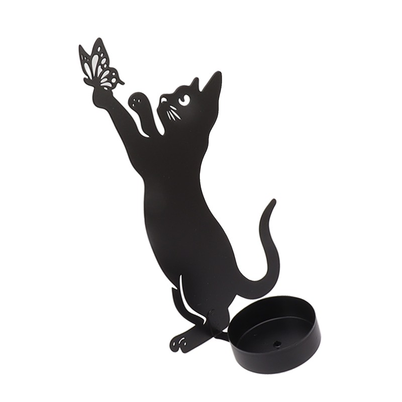 Home Decor Candlestick Durable Cat Candle Holder Decorative Candlestick Holder