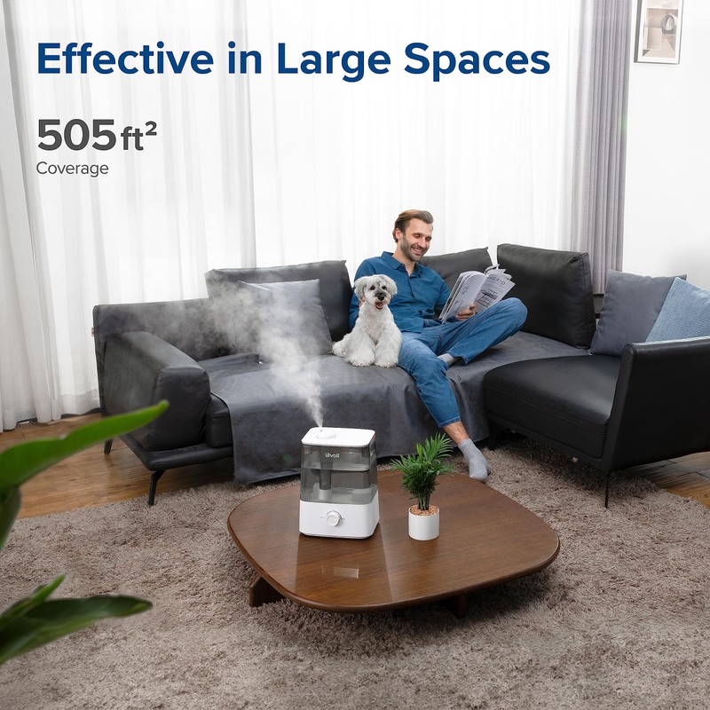 LEVOIT Classic300 Ultrasonic Top Fill Humidifier, Extra Large 6L Tank