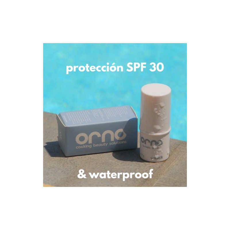 Orno Stick Bálsamo Labial Protector Solar Spf Vitamina Manteca Karité