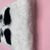 NUOBESTY Plush Notebook, Faux Fur Notebook for Kids, Panda Pattern