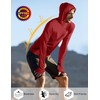 Roadbox Men's Hooded UV Sun Shirts Long Sleeve, Athletic Workout