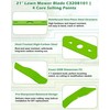 IWIWE 21 Inch Lawn Mower Blade, Replacement Blade Compatible with