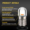 Ruiandsion E10 Screw Base LED Bulb 18V Super Bright Yellow