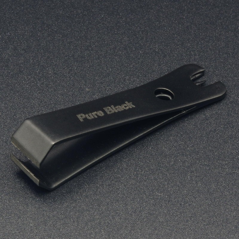 Pure Black ラインクリッパー ラインカッター フライティペットカッター ジグヘッドアイクリーナーピン フライアイクリーナーピン ステンレス 釣り糸用ハサミ