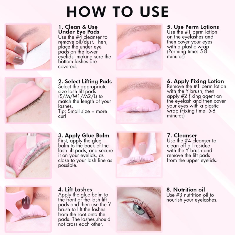 Lash Lift Kit, Beginner/Professional Lash Lamination Kit, Safe & Effective