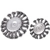 Rocaris 7Pcs Twist Knot Wire Wheel Brush for Drill Crimped