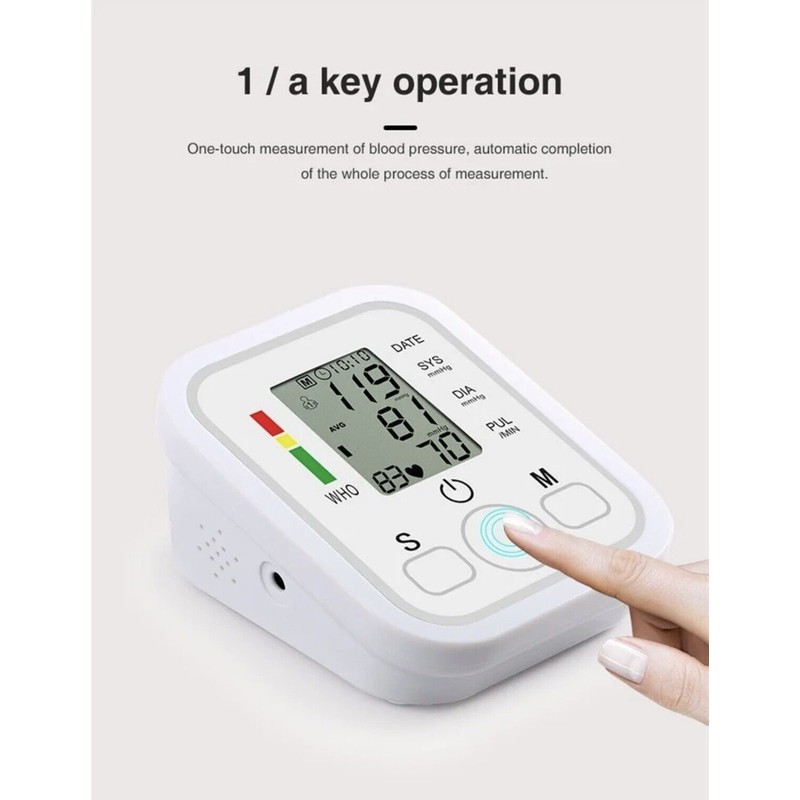 SJNX Digital Tensiometer Electronic Blood Pressure Monitor With voice function