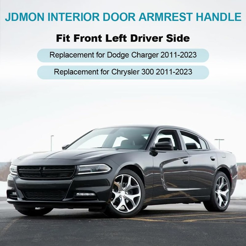 JDMON Front Left Driver Side Interior Door Armrest Replacement for