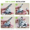 Hinge Restrictor Clip, 86 Degree Angle Restriction Hinge Clip for