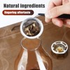 Glass Incense Holder for Sticks, Wooden Incense Stick Holder with