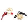 2Pcs Battery Terminal Connectors Car Disconnect 4 Way Positive Negative