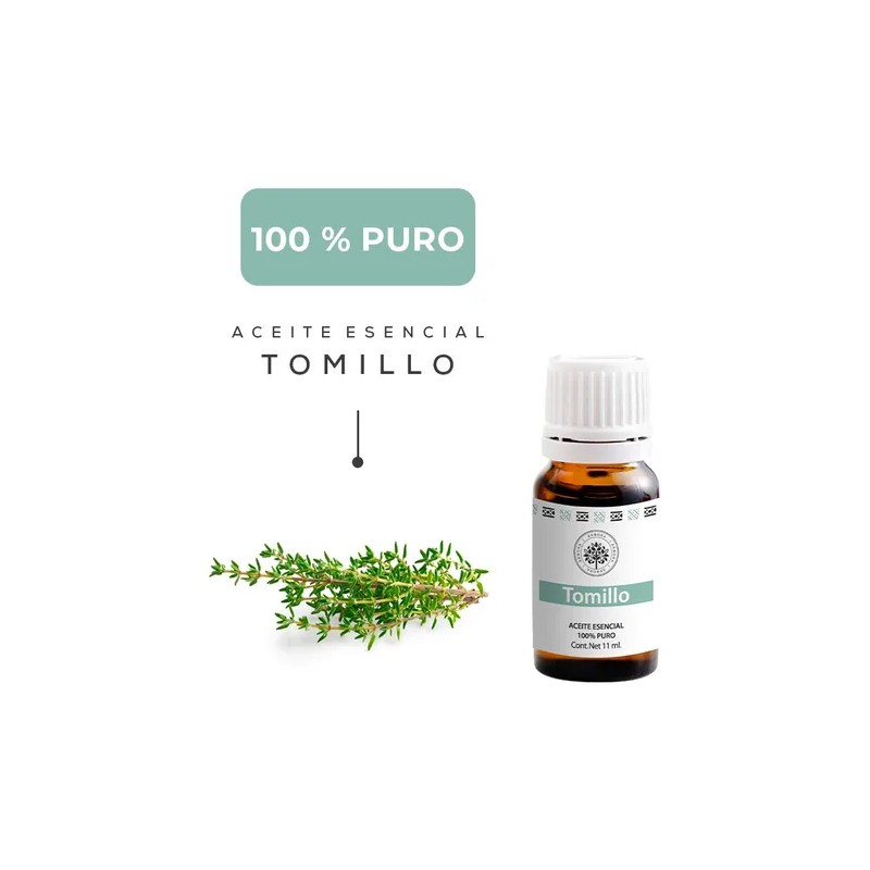 Aceite Esencial De Tomillo 100% Puro Uso Tópico Aromaterapia