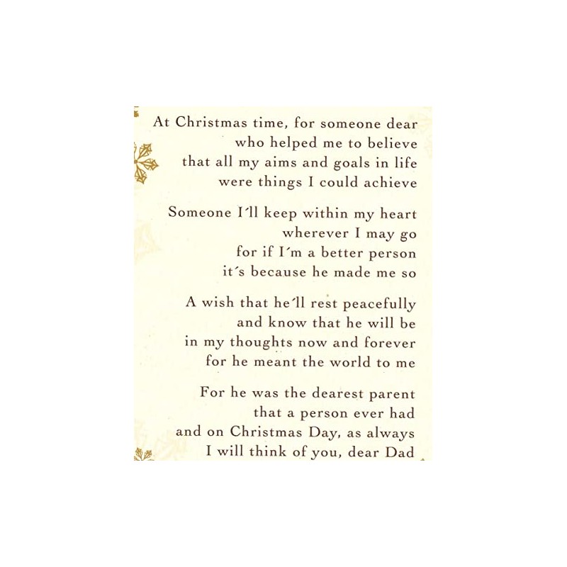 Grave Card - Thinking Of A Wonderful Dad With Love