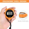Digital Sports Stopwatch Timer With Alarm, Multi-Function Large Display Stopwatch