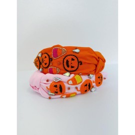 Candy Corn Cutie Headband:_Pink