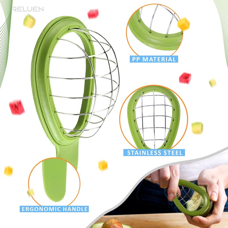 Avocado Slicer Tool - 3.2 x 6.3 Inches Avocado Cuber