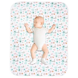DAWNTREES Baby Waterproof Bed Pad,80×100cm Washable & Reusable Mattress Protector for Bed Wetting & Incontinence, Soft & Absorbent Underpad for Babies, Toddlers, Kids & Adults