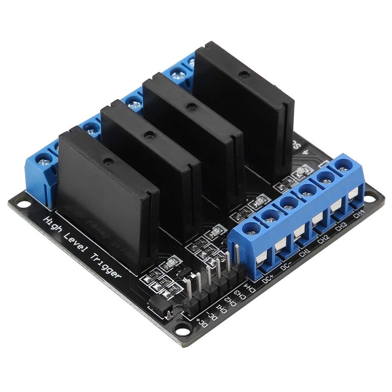 Solid State Relay Module 4 Channel Relay Module DC AC