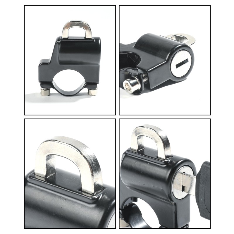 bylikeho 2Pcs Motorcycle Helmet Lock,Motorcycle Helmet Accessories Car Accessories Universal