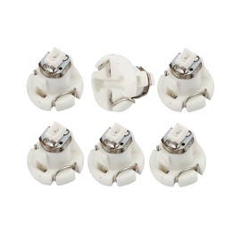uxcell 6 Pcs T3 Red 3020 SMD LED Car Dashboard Signal Light Bulb 12V Internal