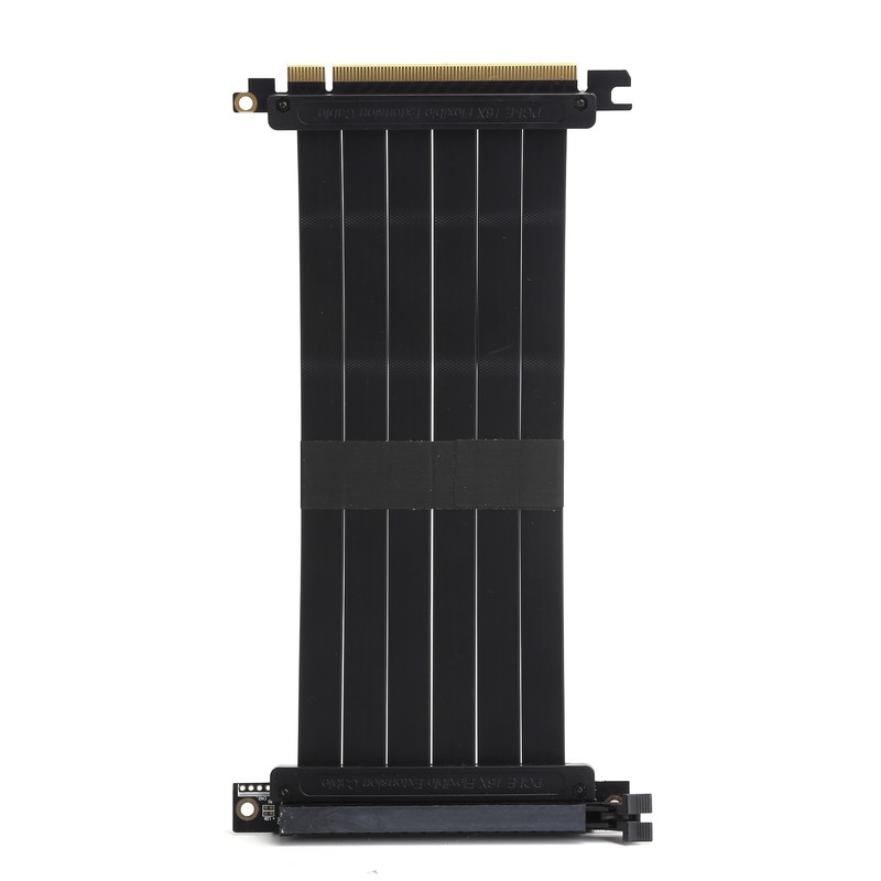 PCI-E 16X 90 Extension Cable Ear Button Slot Connection Ribbon
