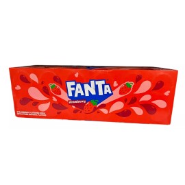 Fanta Strawberry Flavored Soda 12 pack