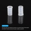 PATIKIL Lamp Pipe Cord Protector, 150 Pcs Plastic Tube Hole