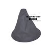 Shift Boot Lever Cuff Real Leather Dark Grey