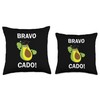 Avocado Bravocado Throw Pillow
