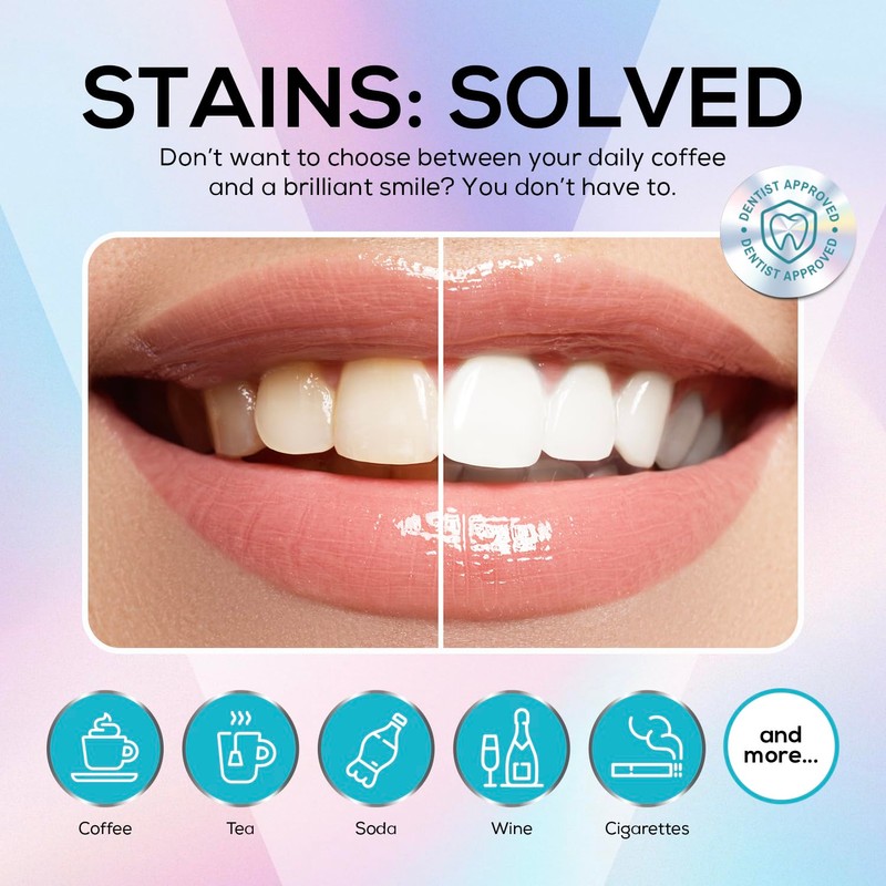 Venus Visage Dazzle Dust Teeth Whitening Powder - Enamel-Safe Toothpaste