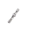 Honbay 10PCS 3mm Stainless Steel Leather Cord End Caps with