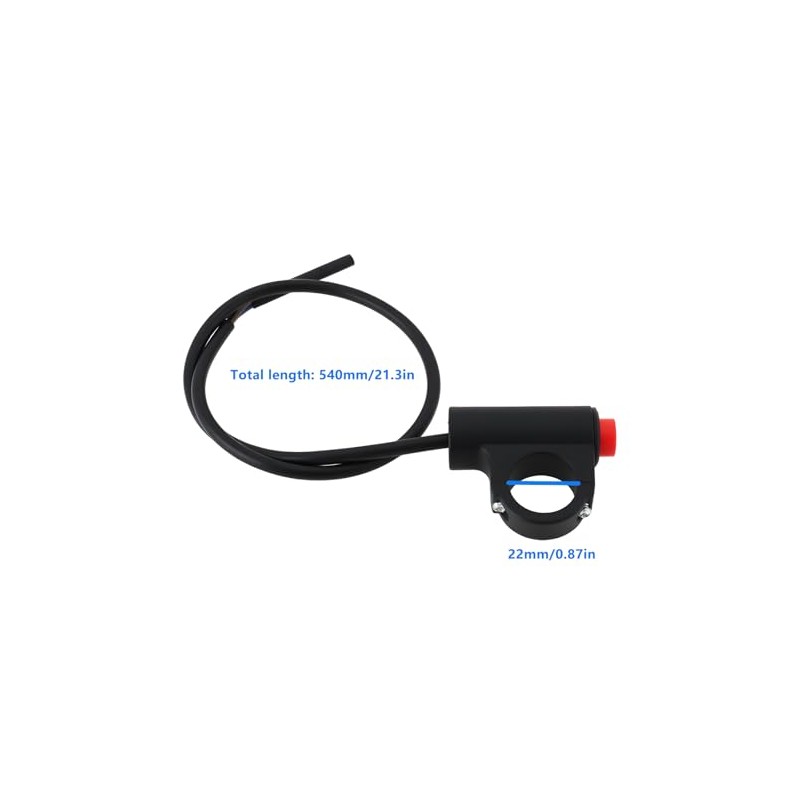 Motorcycle Hazard Warning Light Switch 12V Double Hazard Indicator Handlebar