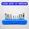 ALOUKA 10 Piece Drive Triple Square Spline Bit Socket Set,