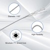 316 Stainless Steel Cable, 800FT 1/32IN Wire Rope with 200Pcs